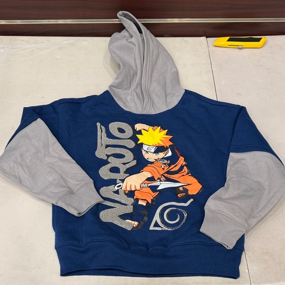 Other - Kids Blue and Gray Naruto Hoodie